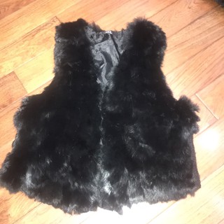 áo gile lông thật/ lông vũ thật