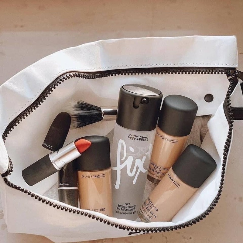 SET KEM NỀN +XỊT MAKEUP MAC(đọc mô tả)