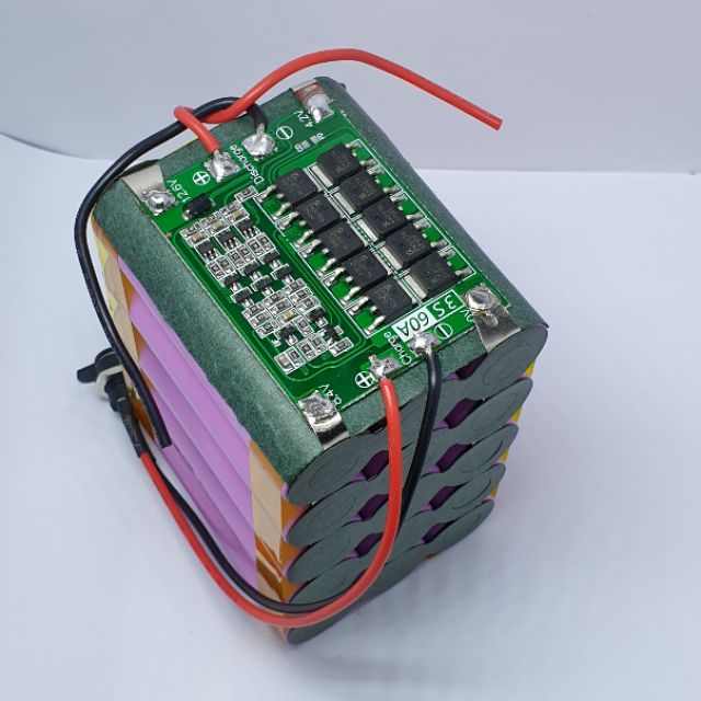 KHỐI PIN 3S - 12.6V - 13000mah XẢ 60A MÀU NGẪU NHIÊN