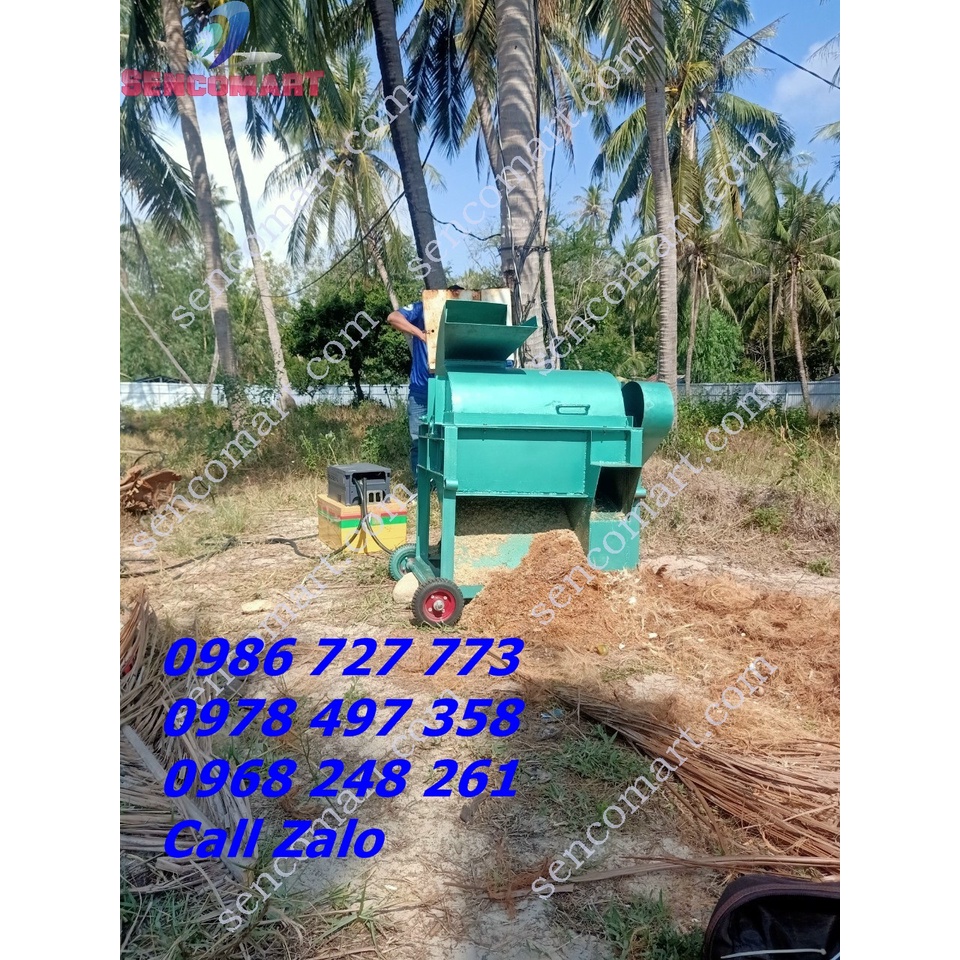 Máy băm xay xơ dừa năng suất cao tại Bình Dương, HCM