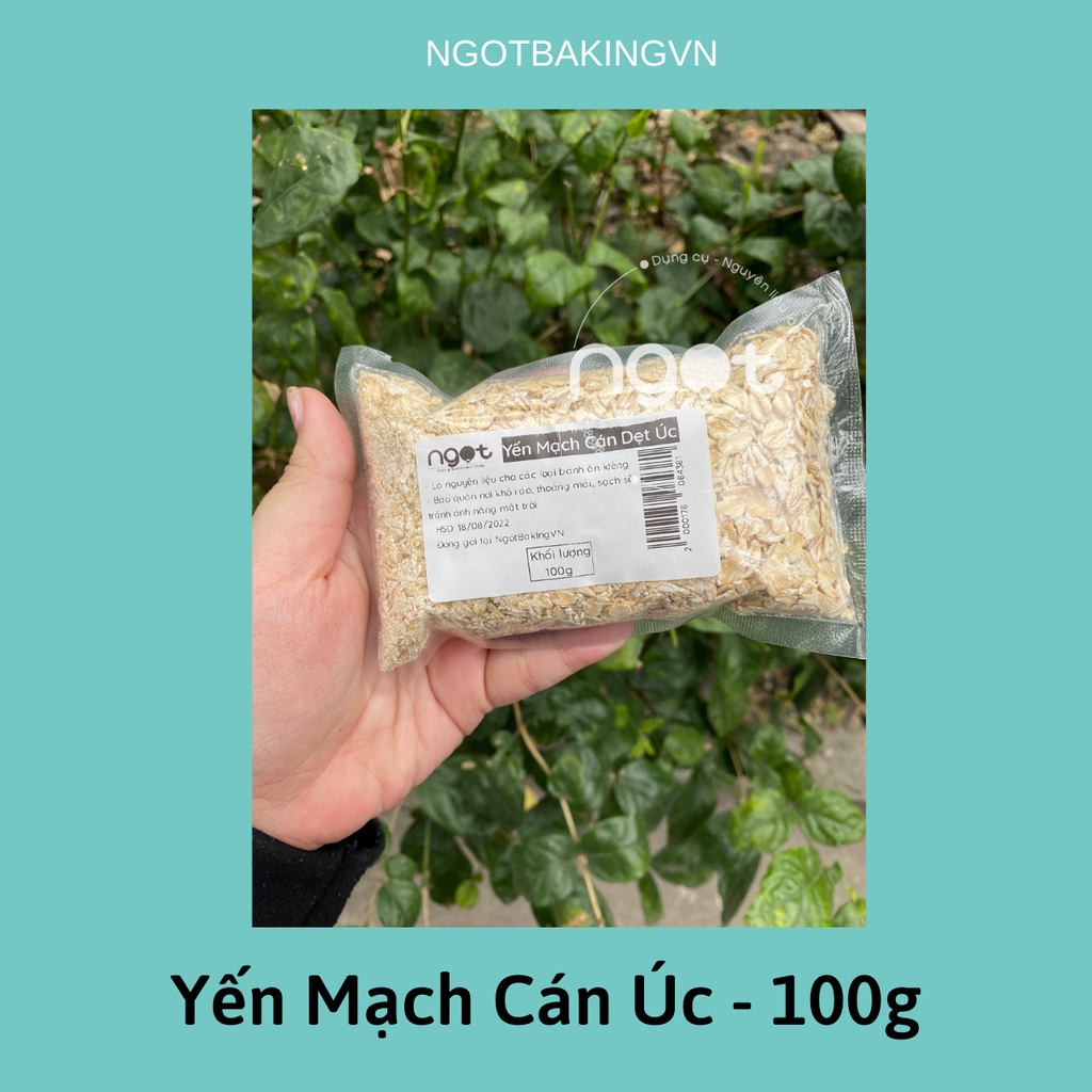 Yến mạch cán dẹt Úc - 100g
