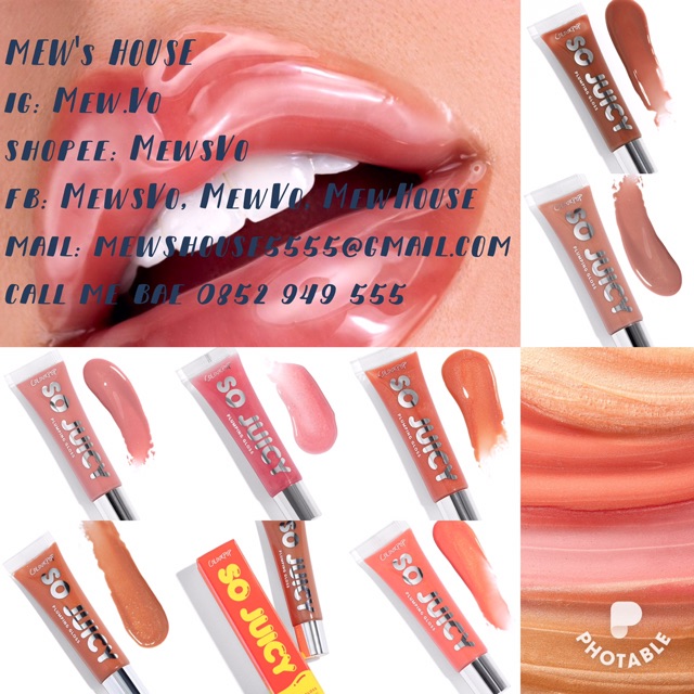 COLOURPOP Son bóng làm căng mọng môi  So Juicy Plumping Gloss