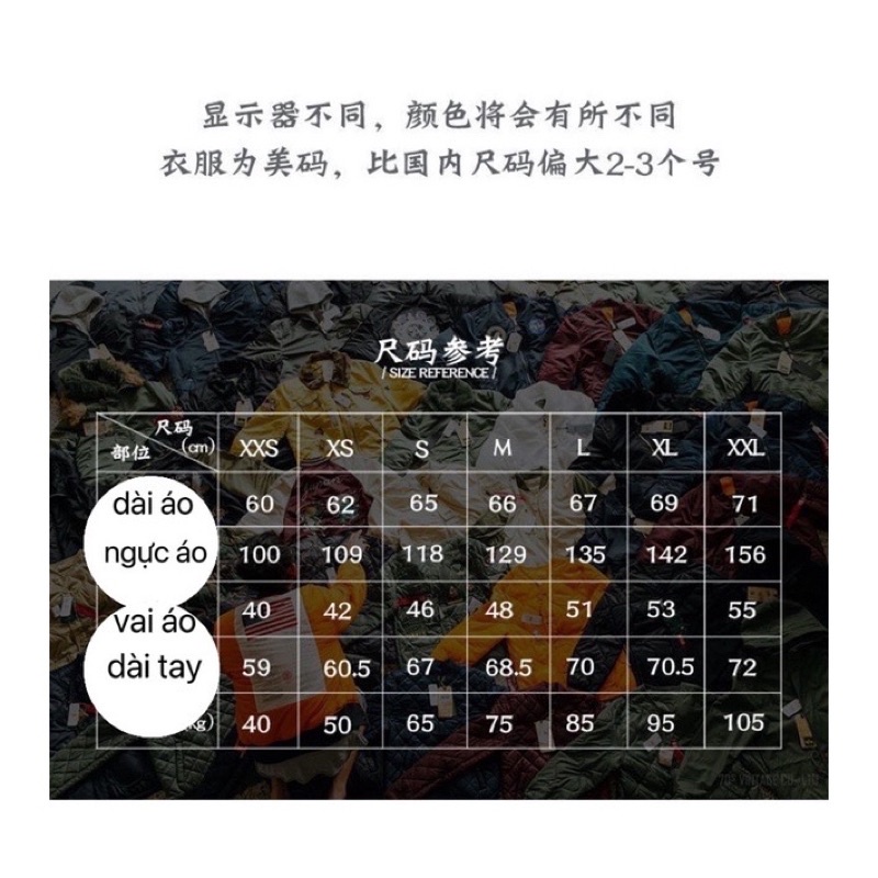 Áo bomber pilot nam lót cam hàng order quảng châu loại đẹp
