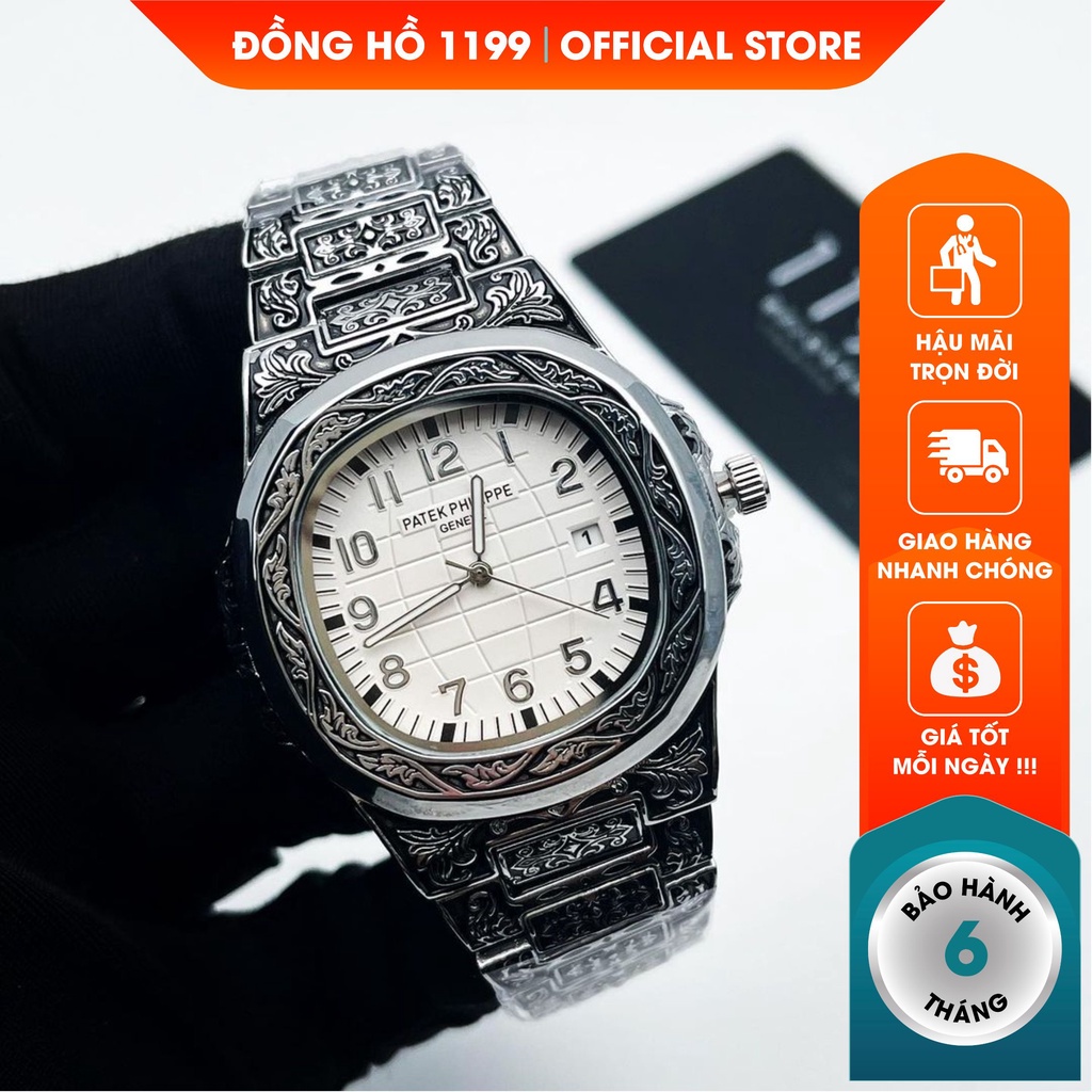 [QUÀ TẶNG] Đồng hồ nam - Đồng Hồ Dây Thép Chống Nước Chống Xước Máy Chuẩn Chất Liệu Cao Cấp 572.LM - 1199 Watches | BigBuy360 - bigbuy360.vn