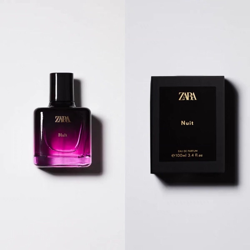 Order nước hoa ZARA BLACK AMBER & ZARA NUIT Special Edition Eau de Toilette bao bì mới