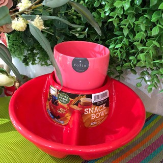 🌺Khay ăn Inomata 3 ngăn (có chỗ để cốc-thìa)
