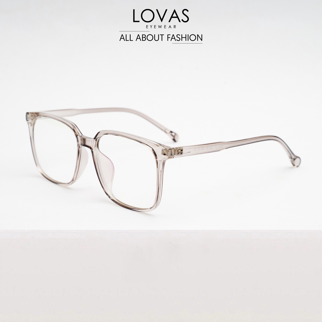 Gọng Kính Cận Nam Nữ LOVAS EYEWEAR Thiết Kế Mắt Vuông To Màu Sắc Thời Thượng 217