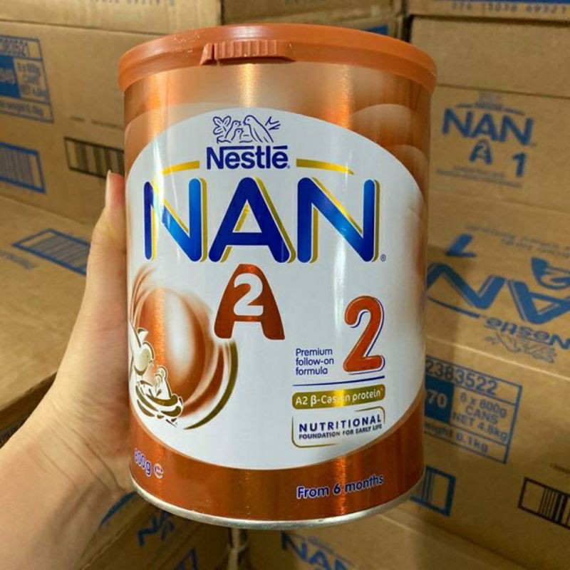 (Date T8/2022)Sữa Nan A2 Úc đủ số 123 800g