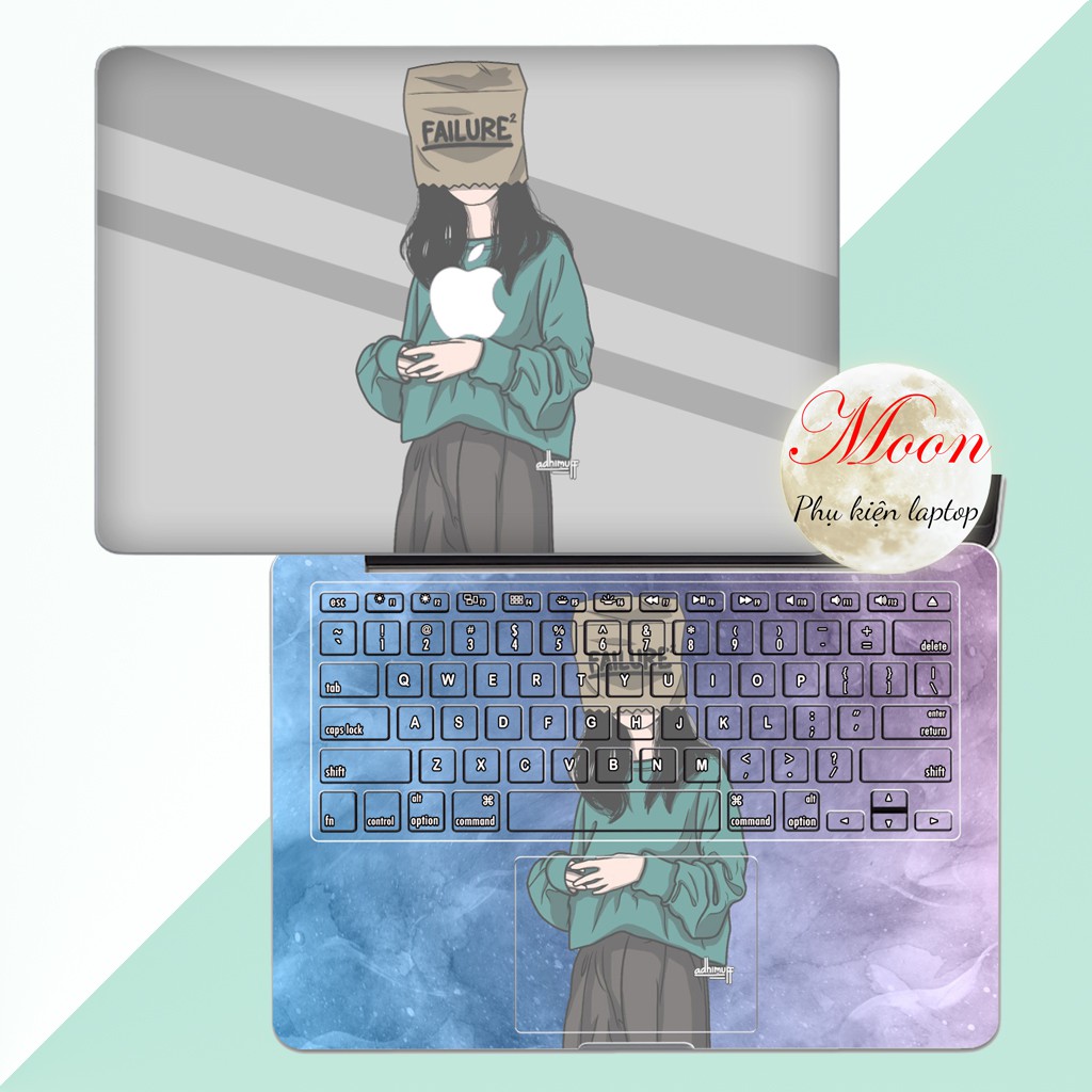 [GIRL 2]Skin Laptop- Miếng Dán Bảo Vệ laptopFull Các Dòng Như: Dell, Hp, Acer, Asus, Macbook,...(in hình theo yêu cầu)