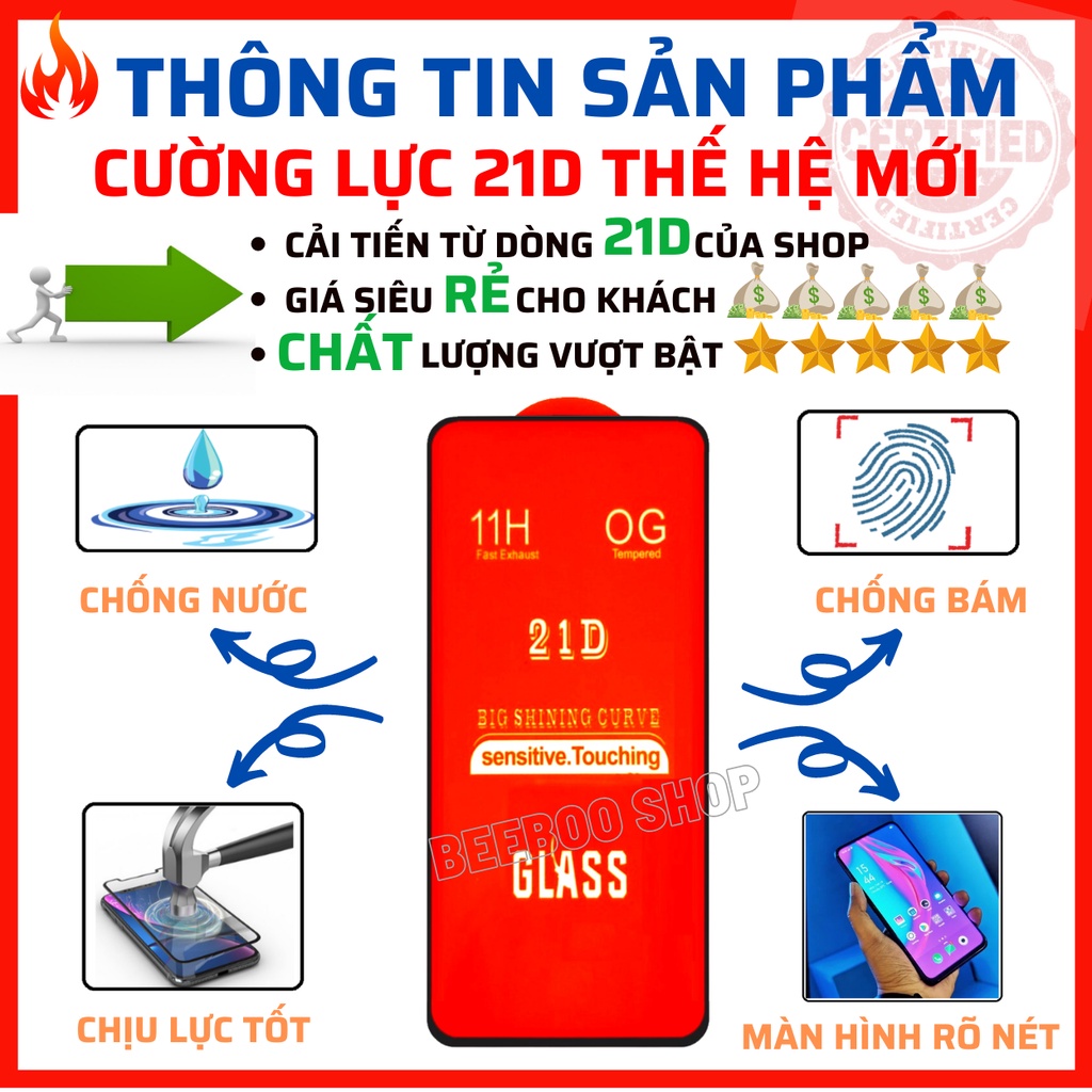 Kính cường lực Samsung A52/ A52s - Siêu mượt cao cấp- Full màn hình 21D - Cam kết hình thật 100% - Chống va đập tốt.