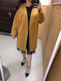 Áo khoác dạ ẢNH THẬT