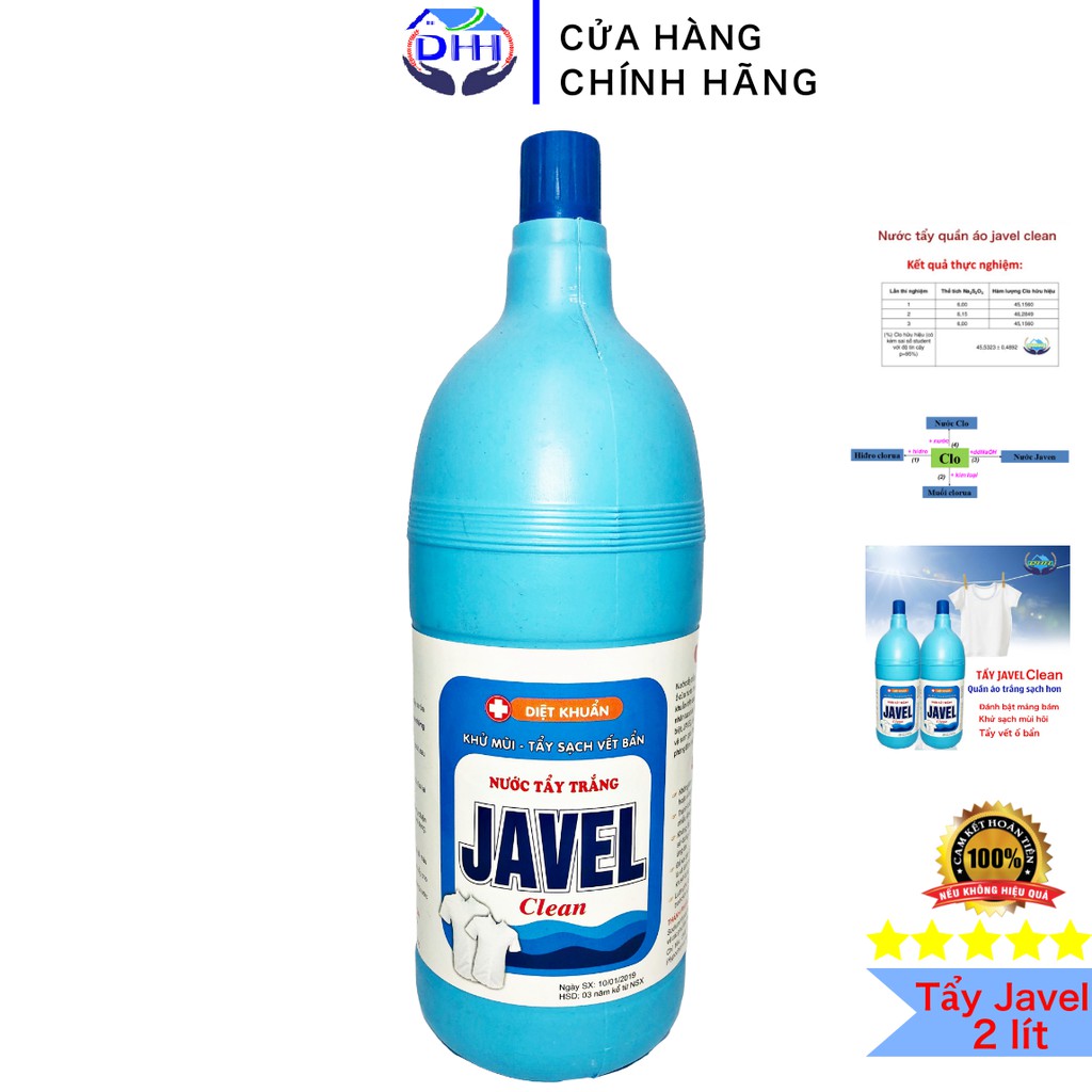 Tẩy trắng quần áo JAVEL-Xóa Tan Mọi Vết Bẩn