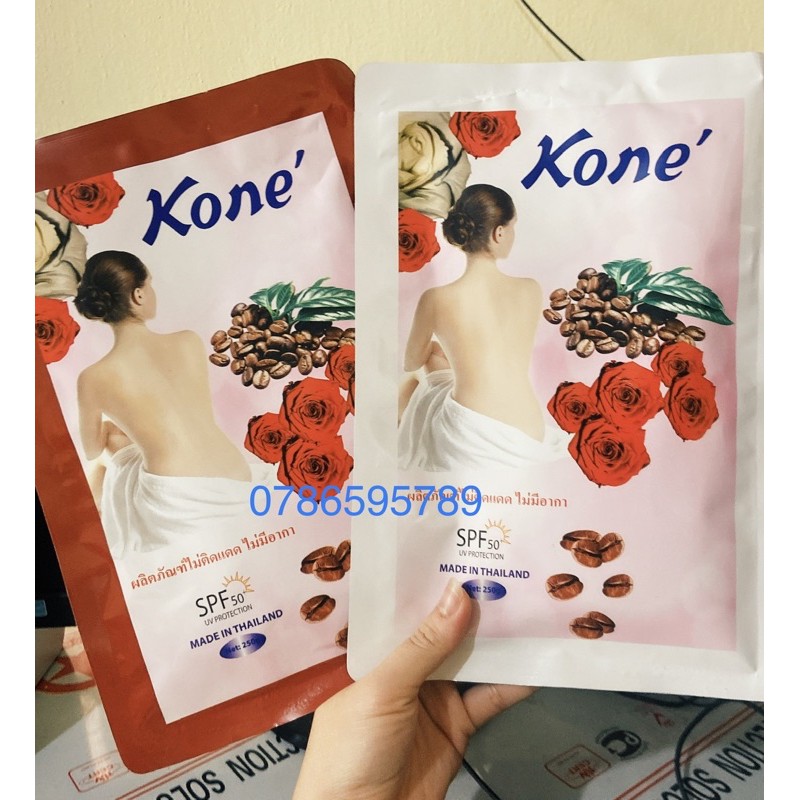 Tắm trắng da kone (bao bật tone)