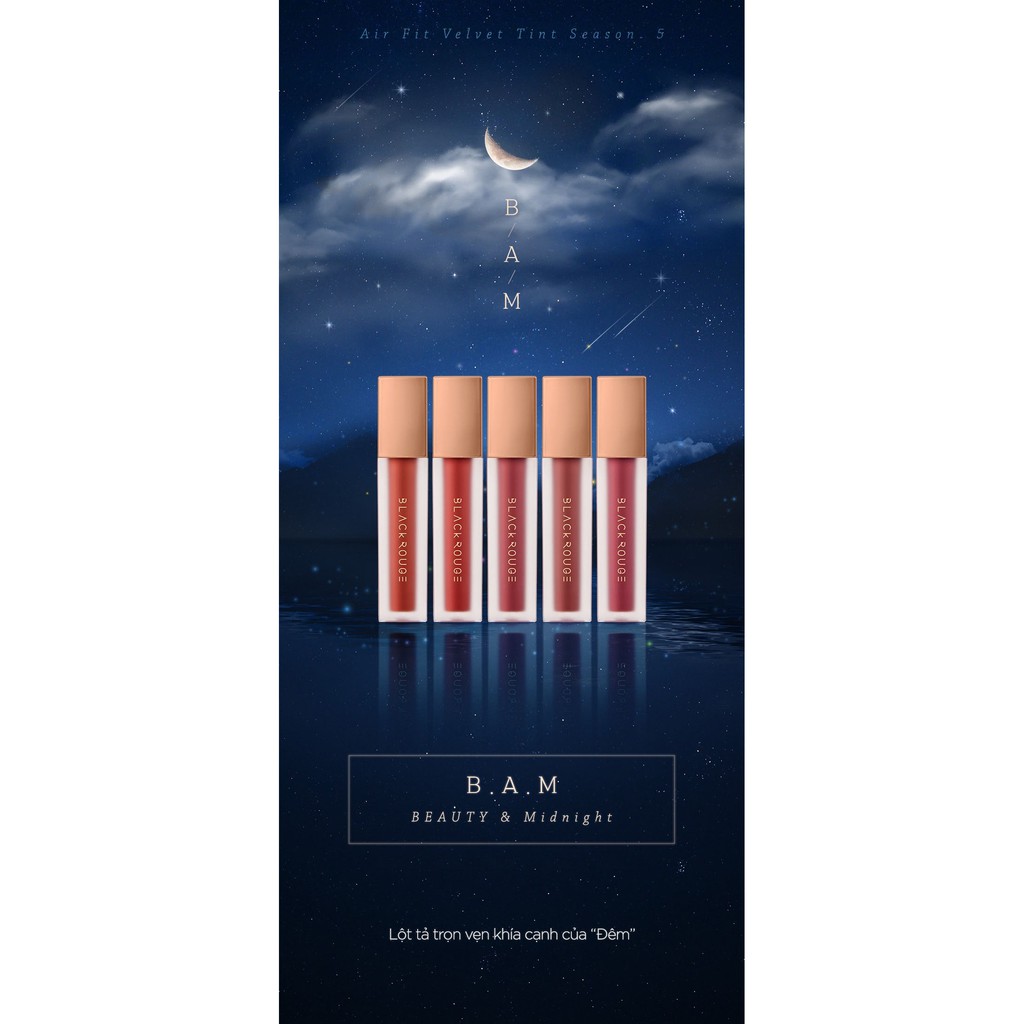 Son Kem Lì Black Rouge Air Fit Velvet Tint Mịn Môi 36.8g .#A23 | BigBuy360 - bigbuy360.vn
