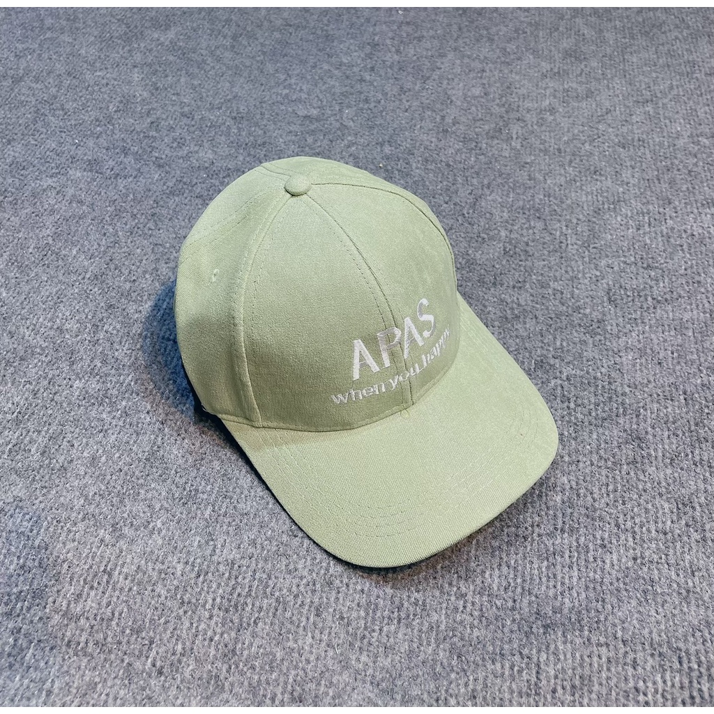 Mũ Lưỡi Trai Nón Kết Thêu Chữ A Fashion Phong Cách Ulzzang Form Unisex Nam Nữ - Hazo