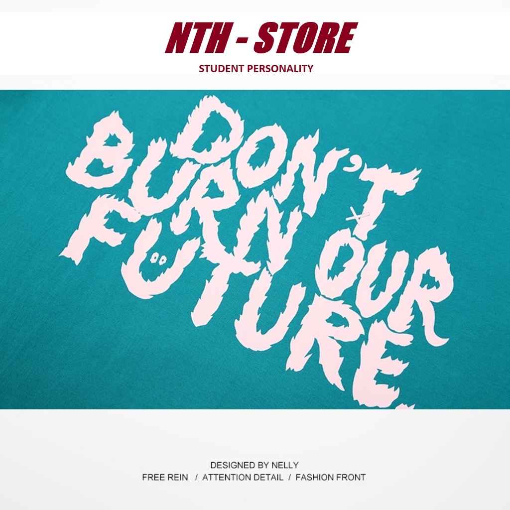 Áo Nelly - Áo phông Nelly Heybig 100% cotton - FUTURE XANH