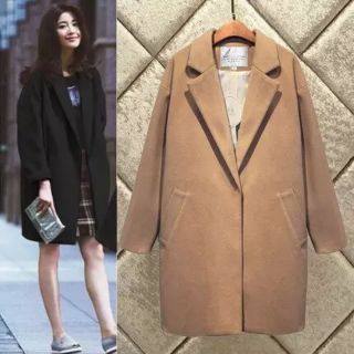 Áo khoác dạ ulzzang style Hàn Quốc