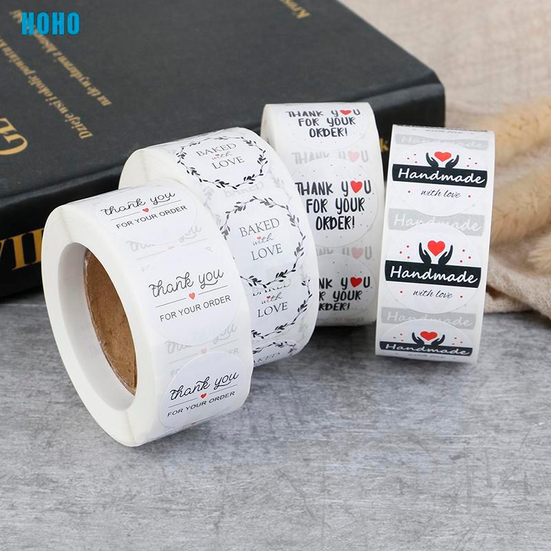 Bộ 2 cuộn hình dán chữ Thank You For Your Order đáng yêu | BigBuy360 - bigbuy360.vn