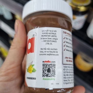 Hạt Phỉ Phết Ca Cao Nutella Hũ 200G