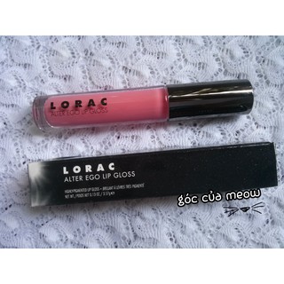 Son bóng LORAC Alter  ego lip gloss màu Girl next door fullsize