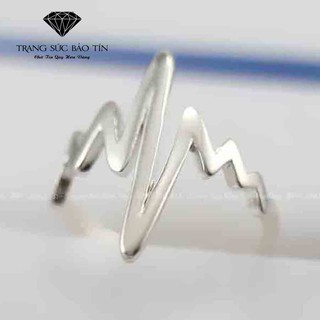 Nhẫn Bạc Nữ Nhịp Tim S925 Bảo Tín