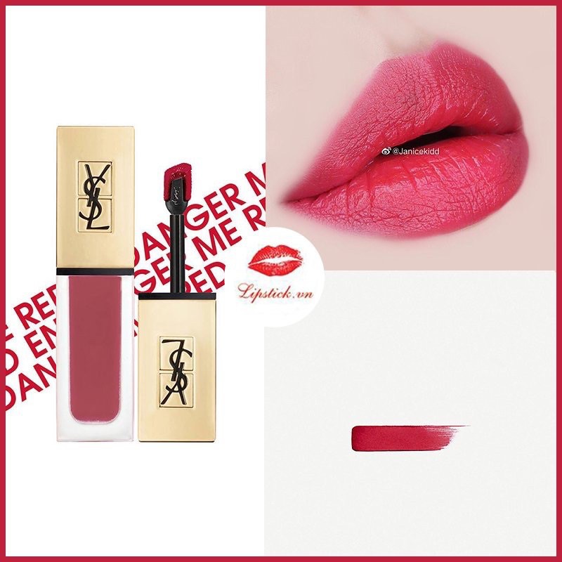 Son kem lì YSL 31 mầu đỏ hồng sang chảnh | BigBuy360 - bigbuy360.vn