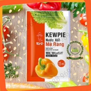 Gói Nước Xốt Mè Rang Kewpie, Ăn Rong Nho, Salat Rau Củ Sốt Chấm Mè Rang Gói 15ml