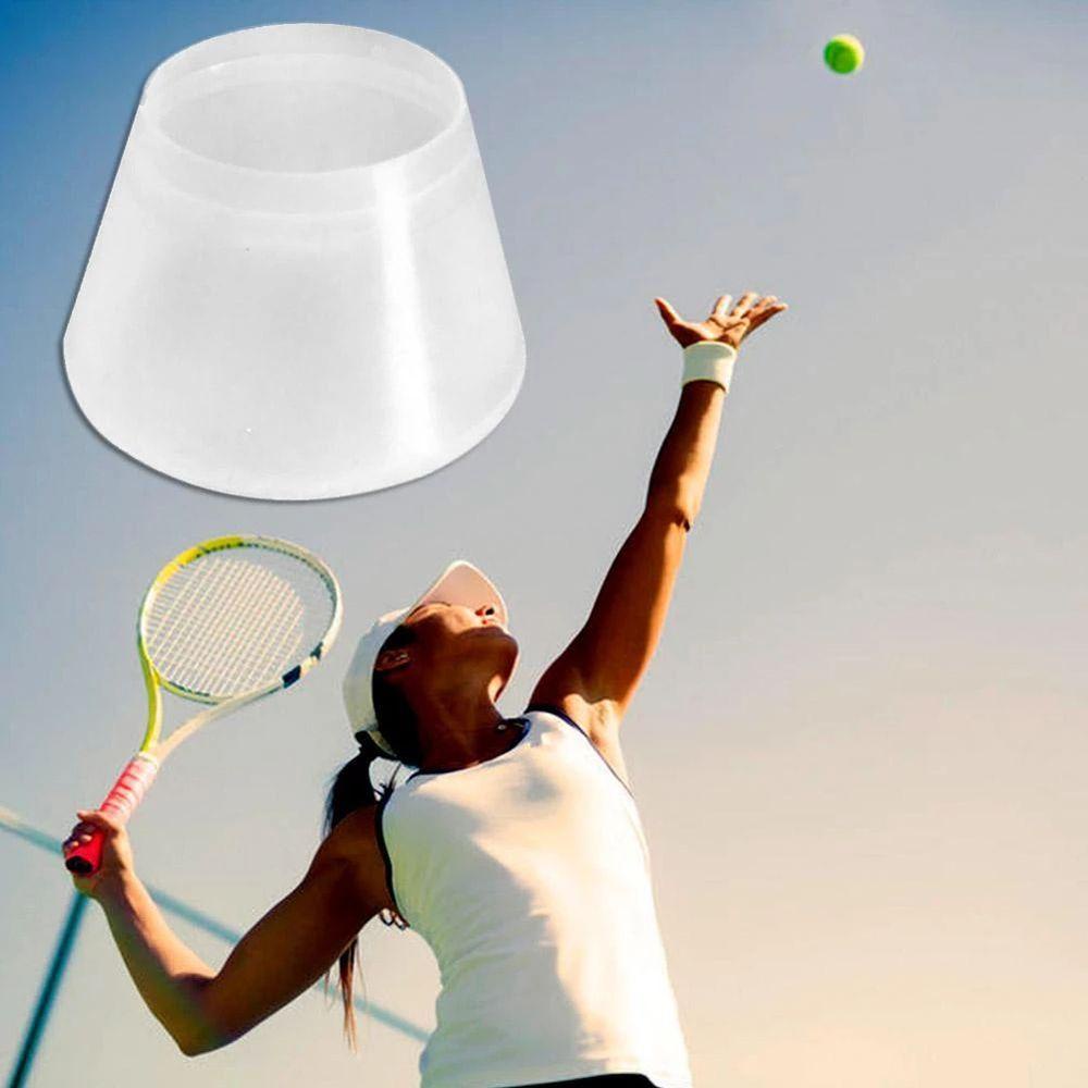 Vỏ Bọc Bằng Silicon Trắng Trong Suốt Chống Sốc Cho Vợt Tennis