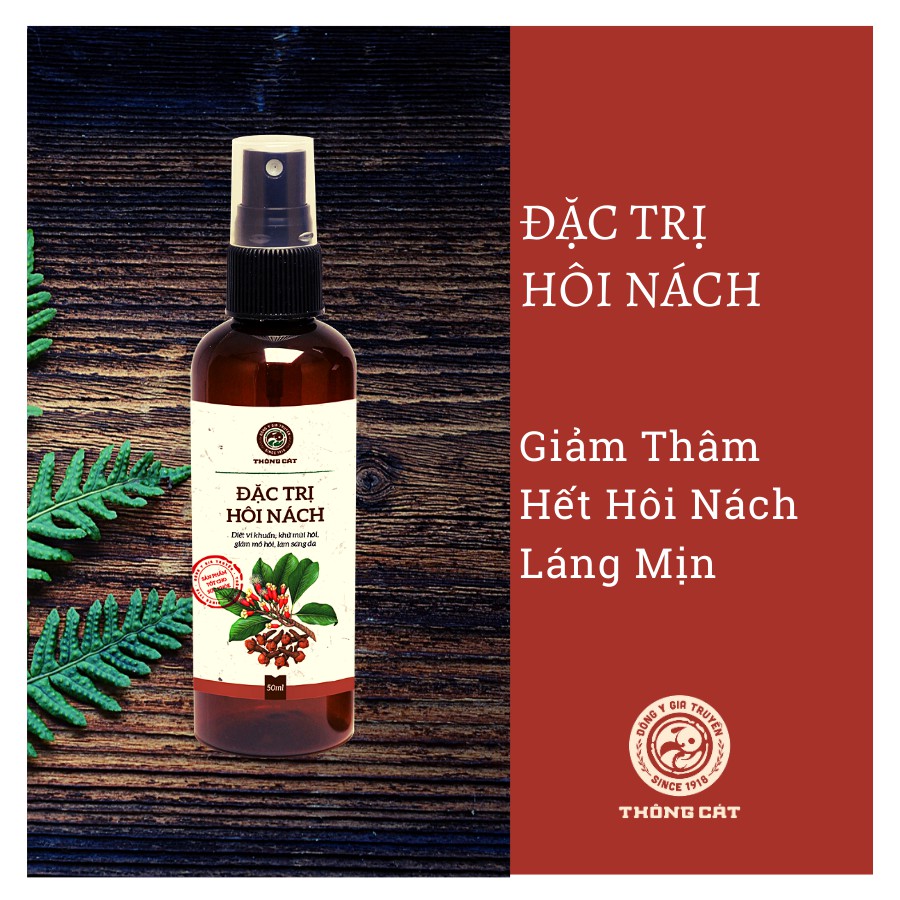 Khử mùi hôi chân, nách với thảo dược Đông y gia truyền Thông Cát_giảm hôi chân rõ rệt chỉ sau 7 ngày sử dụng