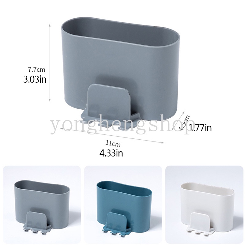 Giá đỡ bàn chải đánh răng gắn tường thiết kế đơn giản sử dụng tiện lợi cho phòng tắm