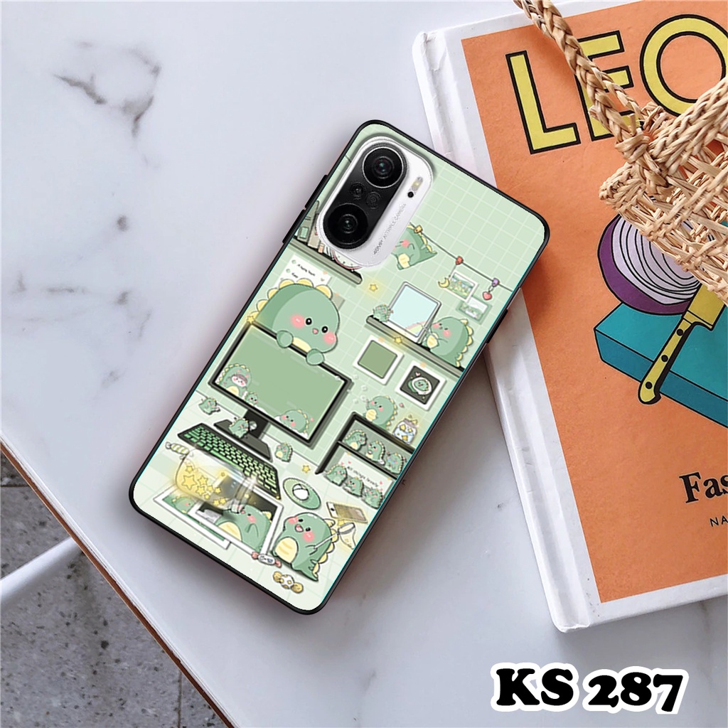 Ốp lưng Xiaomi Redmi K40 - Redmi K40 Gaming - Mi 11X - Ốp in hình khủng long,dinosaur dễ thương