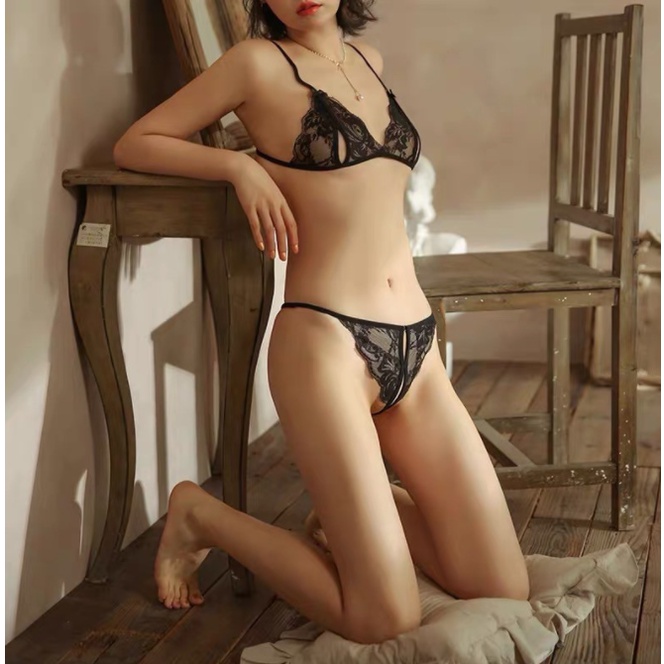 (Rẻ vô địch) ĐỒ LÓT REN 2 MẢNH | NỘI Y SEXY | QUẦN LỌT KHE SEXY GỢI CẢM | BigBuy360 - bigbuy360.vn