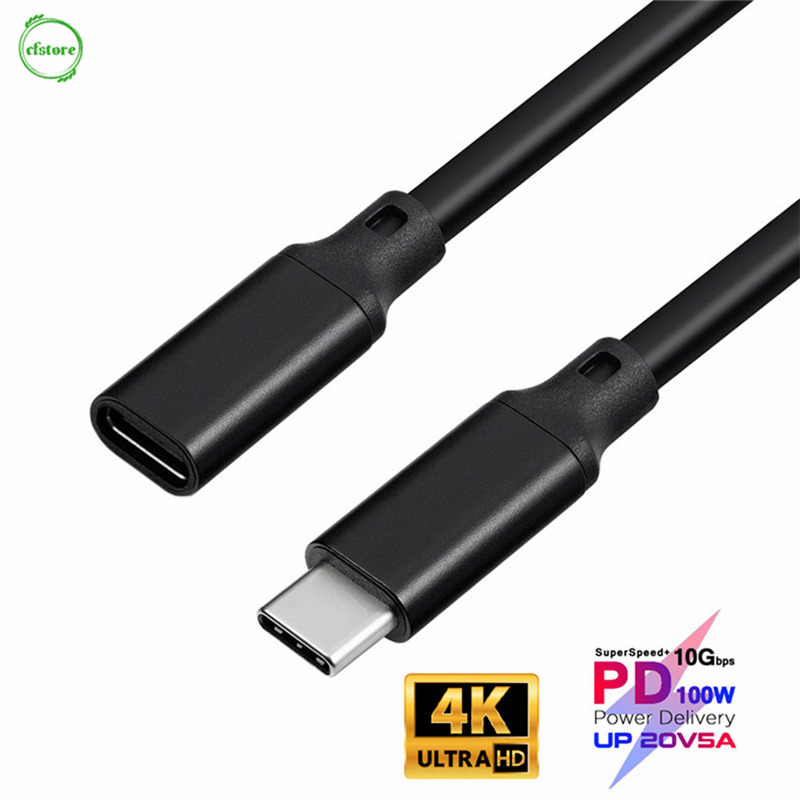 Dây cáp nối dài CF 100W PD 5A USB3.1 TYPE-C 4K VN 60HZ USB-C GEN 2 10GBPS chuyên dụng