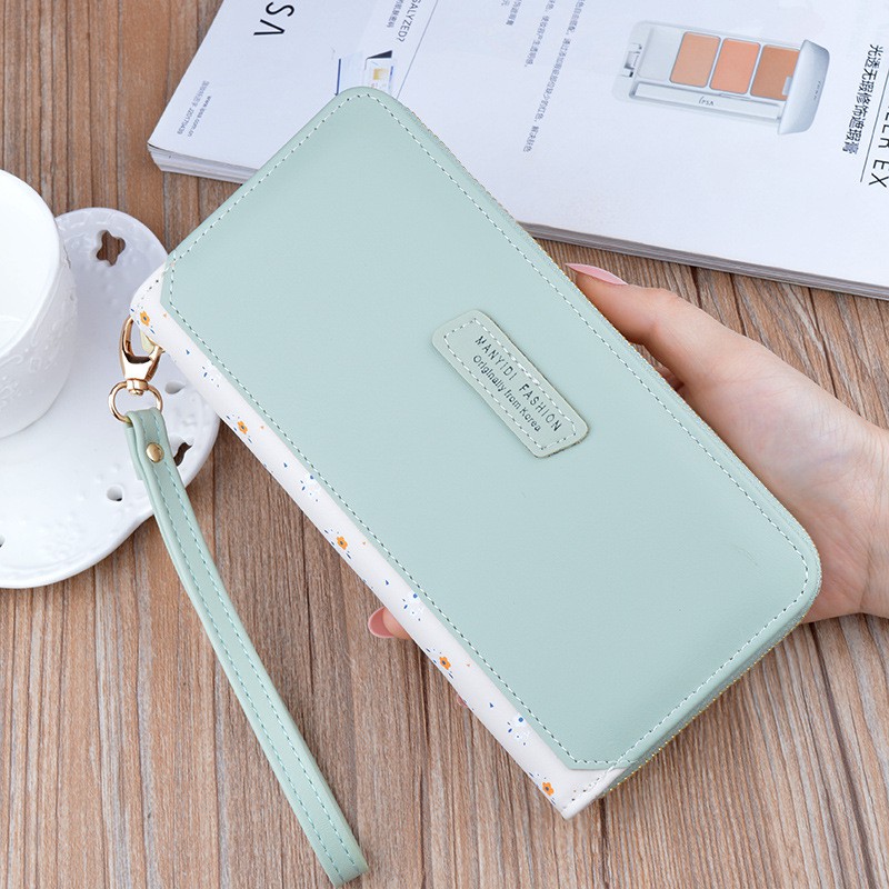 Ví nữ dáng dài thời trang cao cấp nhiều ngăn đựng tiền đẹp giá rẻ LUKAMO VD 464