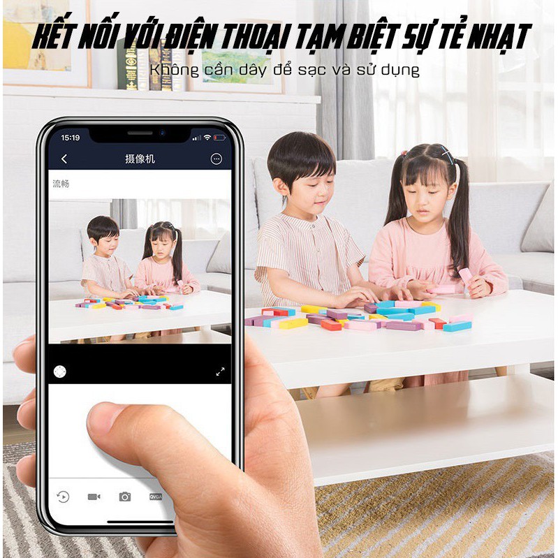 Camera IP Wifi Mini Hồng Ngoại HD 1080P Kết Nối Với Điện Thoại Từ Xa A9