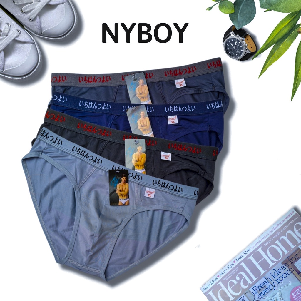 Quần Lót Tam Giác Nam Thun Lạnh Lưng Nhật Cao Cấp Đồ Lót Nam Co Dãn 4 Chiều