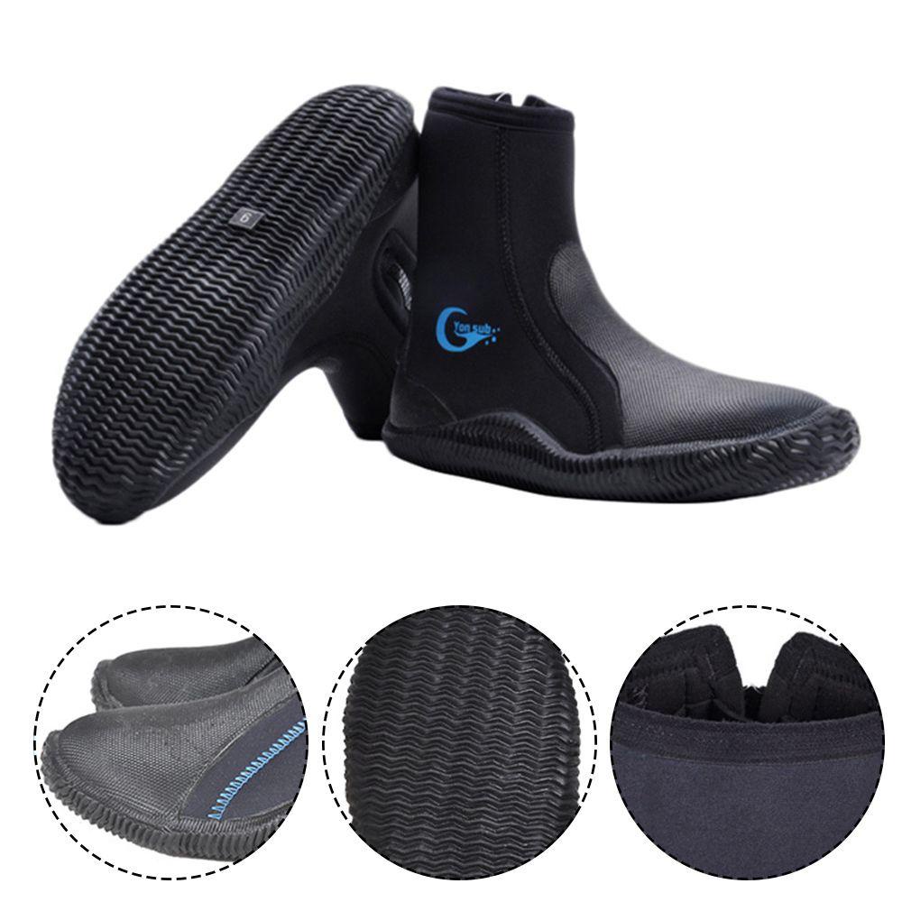Giày Bốt Đi Biển / Lặn Giữ Ấm Chống Trượt Chất Liệu Cao Su Tổng Hợp