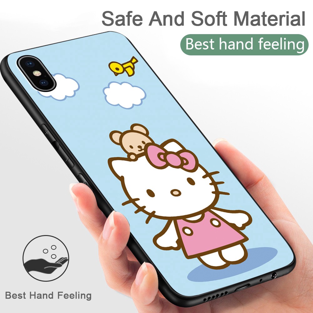 Xiaomi Mi Mix3 Max2 Max3 Mix 2 2S Max 3 Mix2 Mix2S xioami For Soft Case Silicone Casing TPU Cute Cartoon Hello Kitty KT Cat Sugar Girl Lovely Phone Full Cover simple Macaron matte