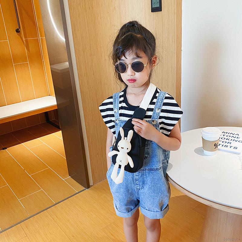 Túi Đeo Chéo Trang Trí Thỏ Dễ Thương Cho Bé Gái