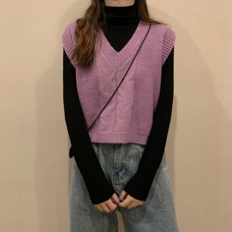 Áo Không Tay Cổ Chữ V Thời Trang Mùa Thu 2020 Dành Cho Nữ | BigBuy360 - bigbuy360.vn