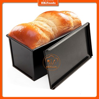 Khuôn Nướng Bánh Mì Gối Chống Dính Có Nắp Chữ Nhật 250gr
