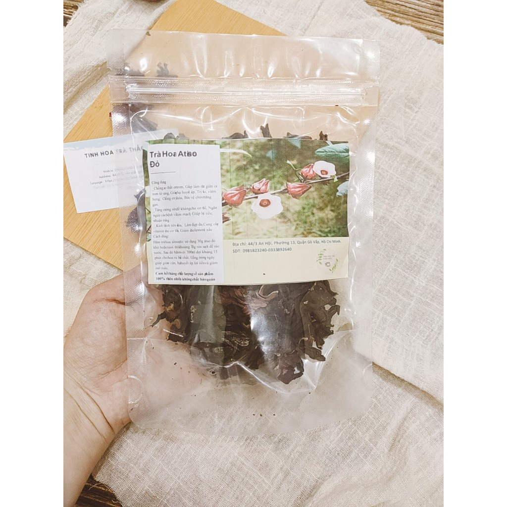 [ có video] hoa atiso khô tốt tiêu hoá đỏ túi nhỏ dùng thử 100 gram