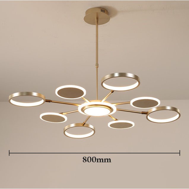 Đèn thả MONSKY MALOG loại 8 bóng kiểu dáng sang trọng với 3 chế độ ánh sáng hiện đại - kèm điều khiển từ xa - (167).