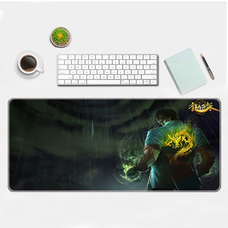 Miếng pad lót chuột máy tính S P đa năng cao su 70x30cm chắc chắn hoạt hình và gaming dễ thương