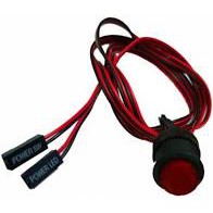 Nút nguồn rời cho pc có led, màu đỏ, 80cm