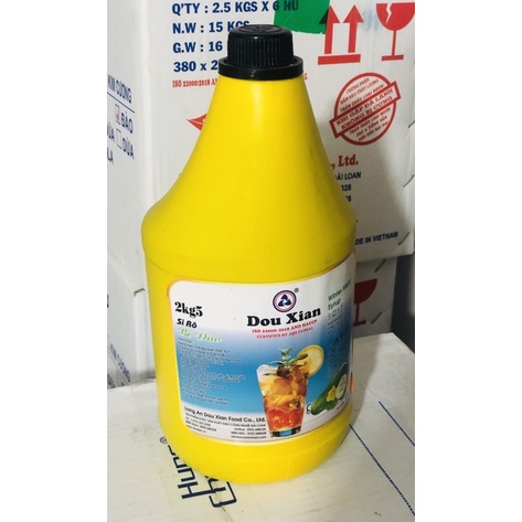 Siro 2kg5 Bí Đao DouXian ( bình vàng )* 6 chai