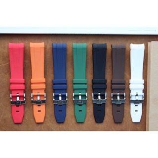 DÂY ĐỒNG HỒ CAO SU FITLUG DÀNH CHO CASE ROLEX SIZE 20 VÀ 21, TẶNG KÈM TOOL THAY DÂY VÀ CHỐT