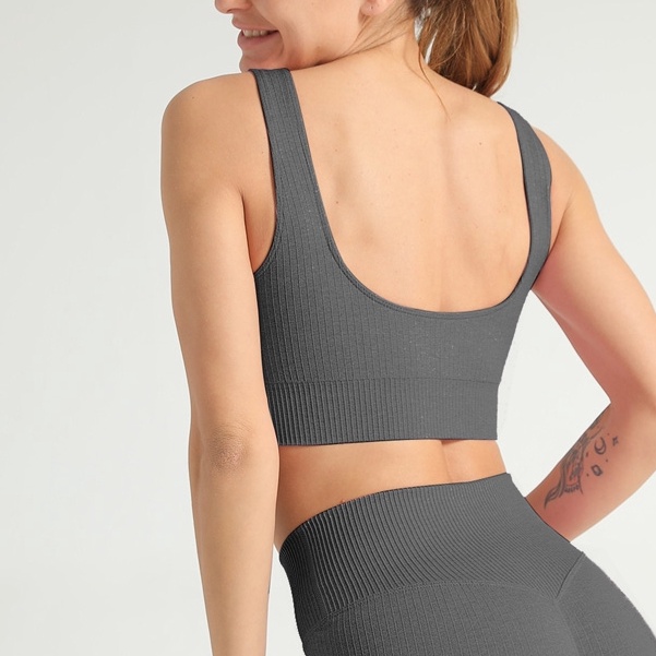 Áo Ngực Thể Thao Không Đường May Co Giãn 9 Màu Thời Trang Dành Cho Nữ