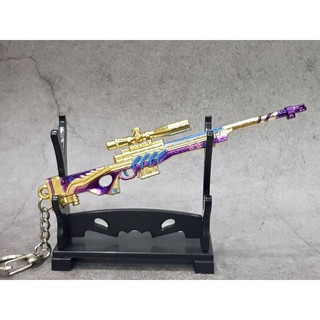 💥 MÔ HÌNH MÓC KHOÁ CAO CẤP PUBG AWM OP GOLD SKIN 13CM 💥