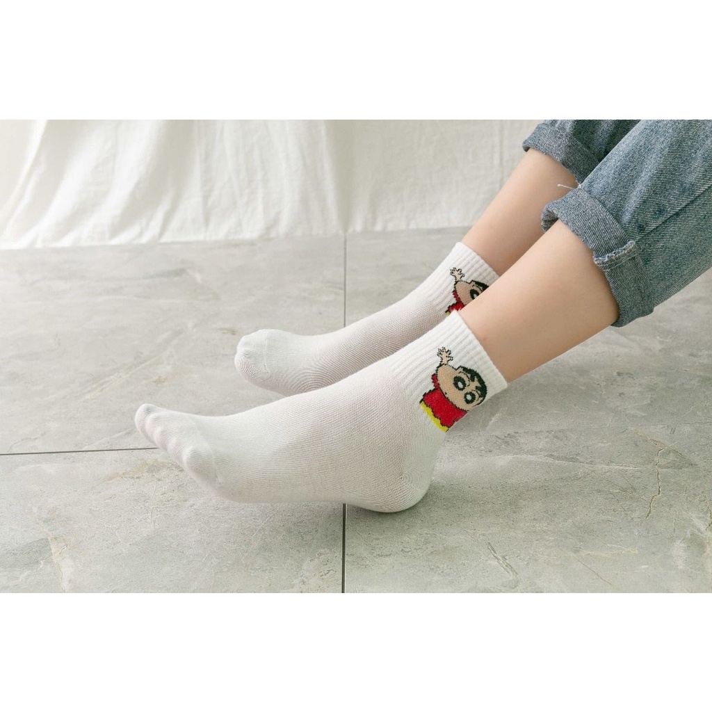 Vớ Tất Nam Nữ Cổ Cao Nhân Vật Hoạt Hình TN20